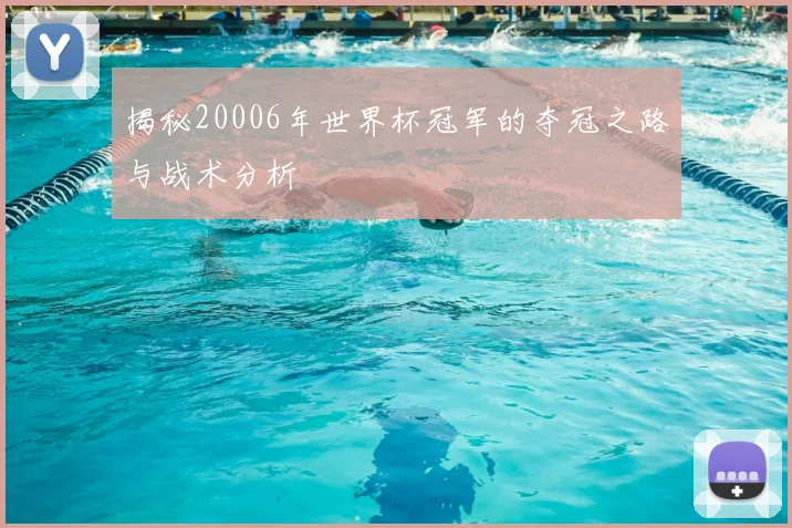 揭秘20006年世界杯冠军的夺冠之路与战术分析